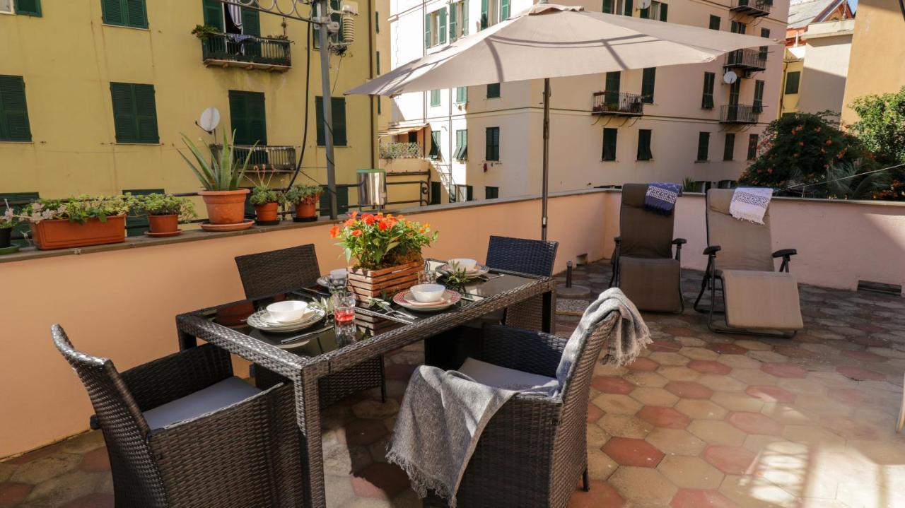 Апартаменты Sole, Terrazza, Centro Citta E Wi-Fi Veloce! Генуя Экстерьер фото
